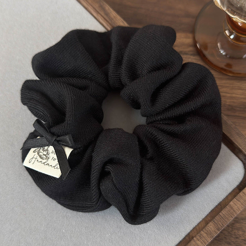 Cute Scrunchie Cute Single Soft Scrunchie Hair Tie with Bow Detail | 10+ Colors