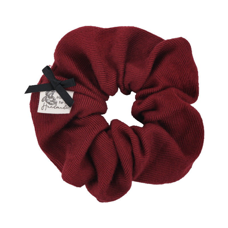 Cute Scrunchie Cute Single Soft Scrunchie Hair Tie with Bow Detail | 10+ Colors