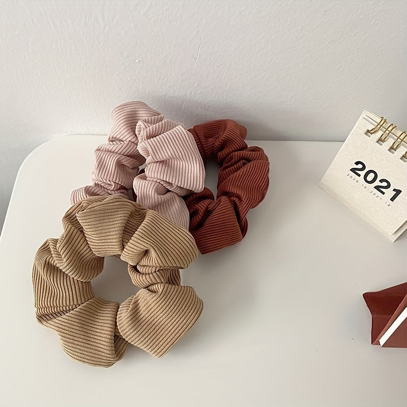 6\u002F12pcs Temperament Hair Ties Simple Ponytail Bun Hair Accessories
