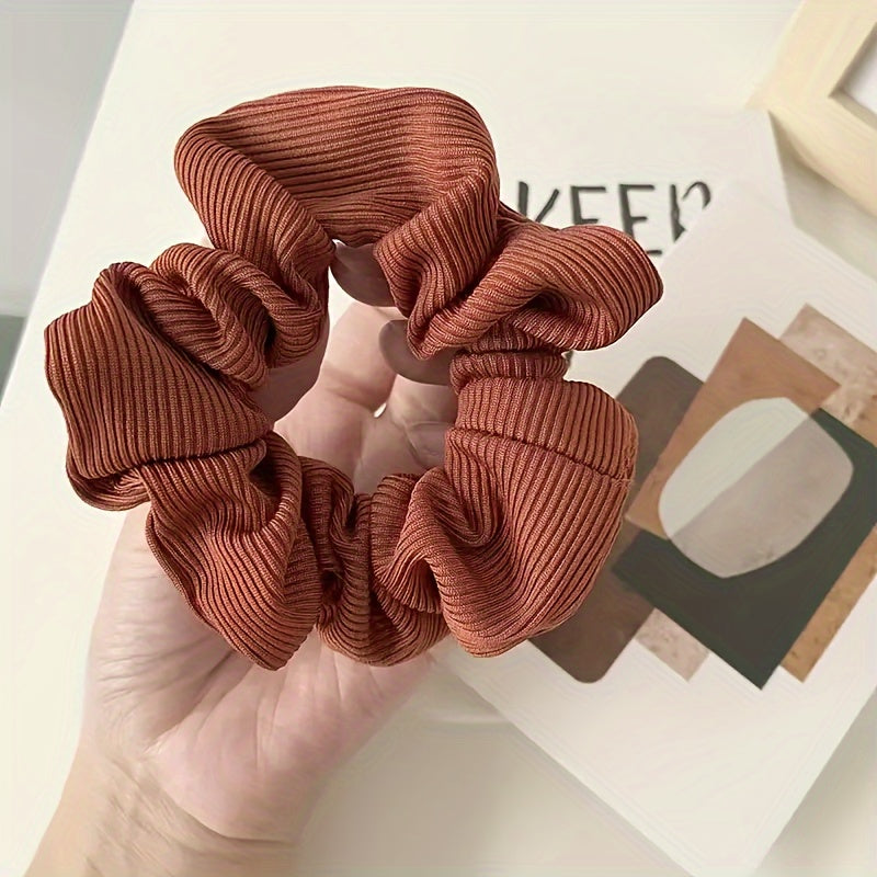 6\u002F12pcs Temperament Hair Ties Simple Ponytail Bun Hair Accessories