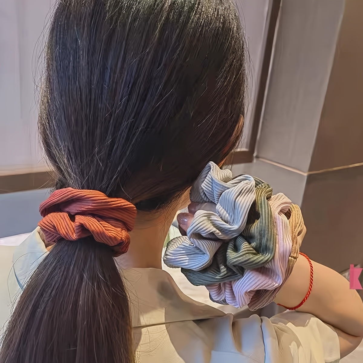 6\u002F12pcs Temperament Hair Ties Simple Ponytail Bun Hair Accessories